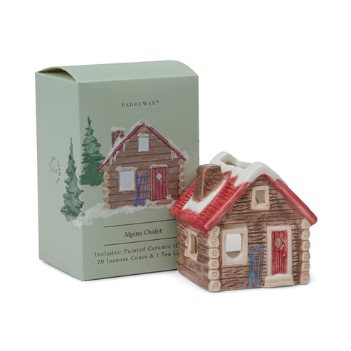 Alpine Chalet Incense and Tea Light Holder