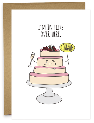 In Tiers Greeting Card