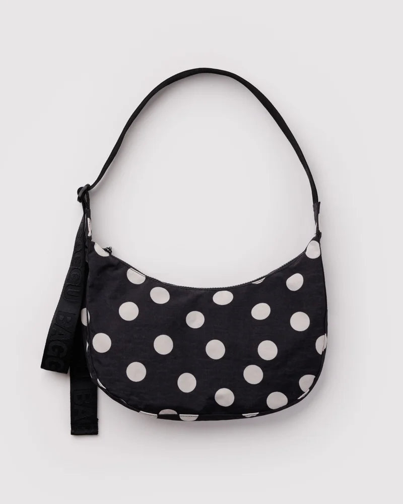 Medium Nylon Crescent Bag