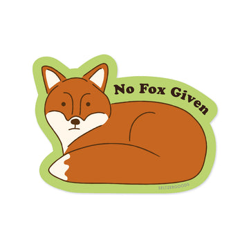 No Fox Given Sticker