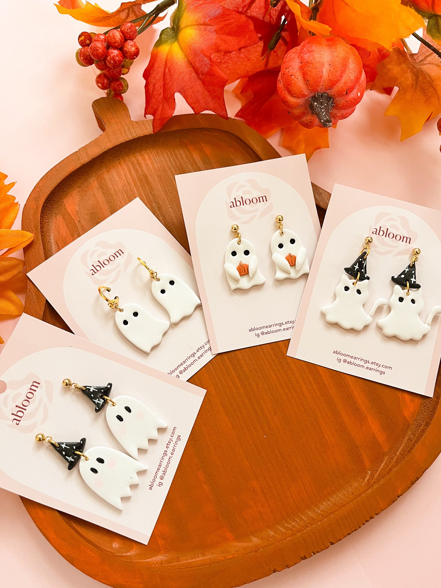 Cozy Fall Polymer Clay Earrings