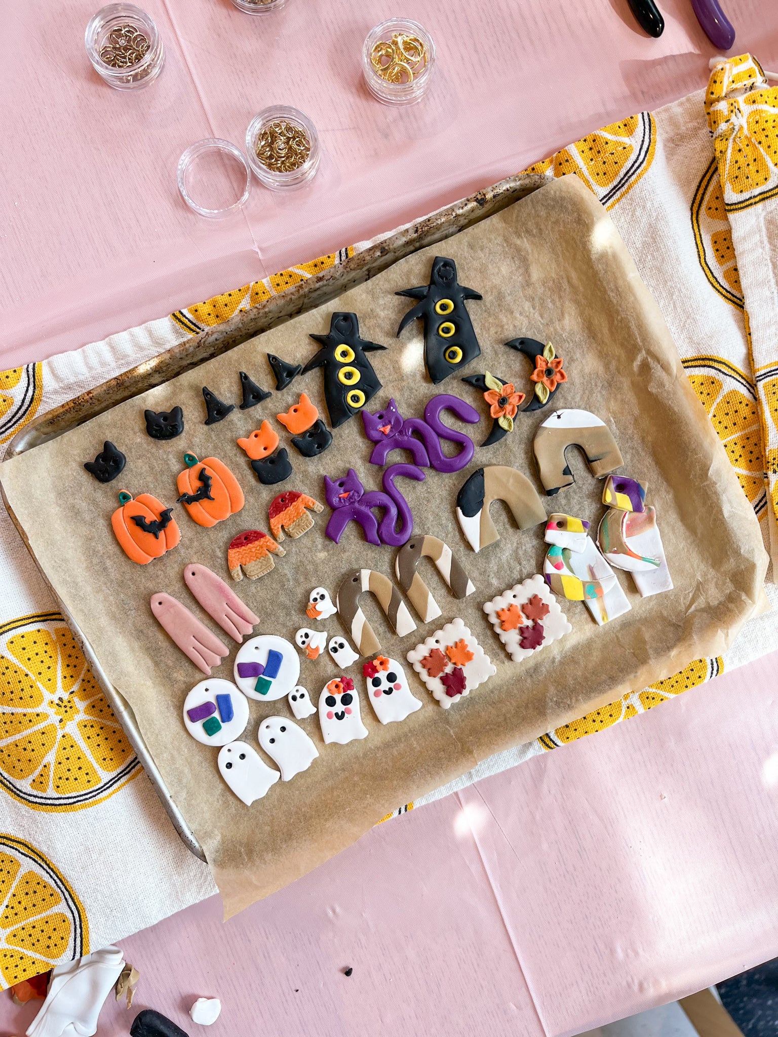 Cozy Fall Polymer Clay Earrings