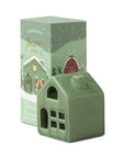 Holiday Town Incense Cone Holder - Cottage