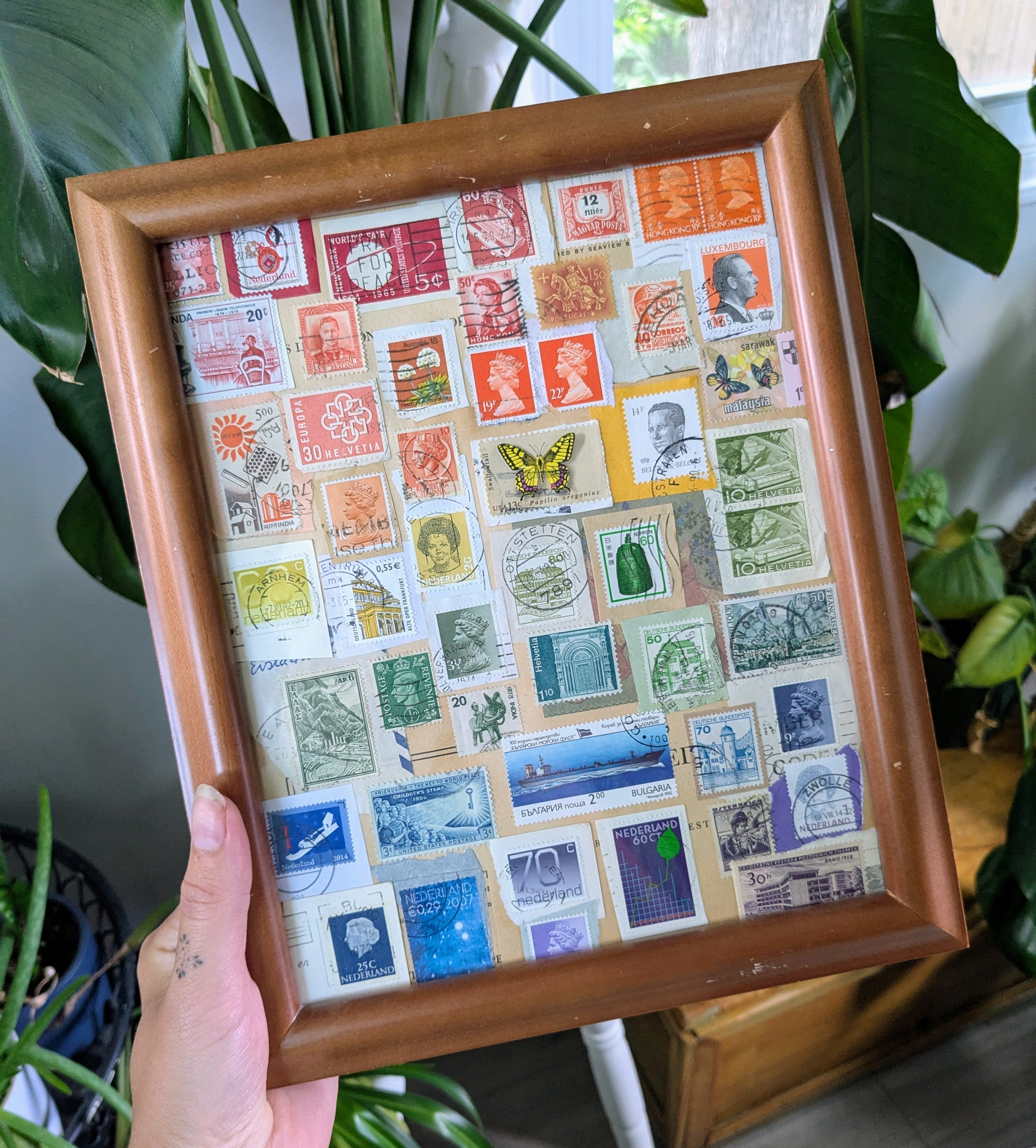 Vintage Stamp Collage Workshop