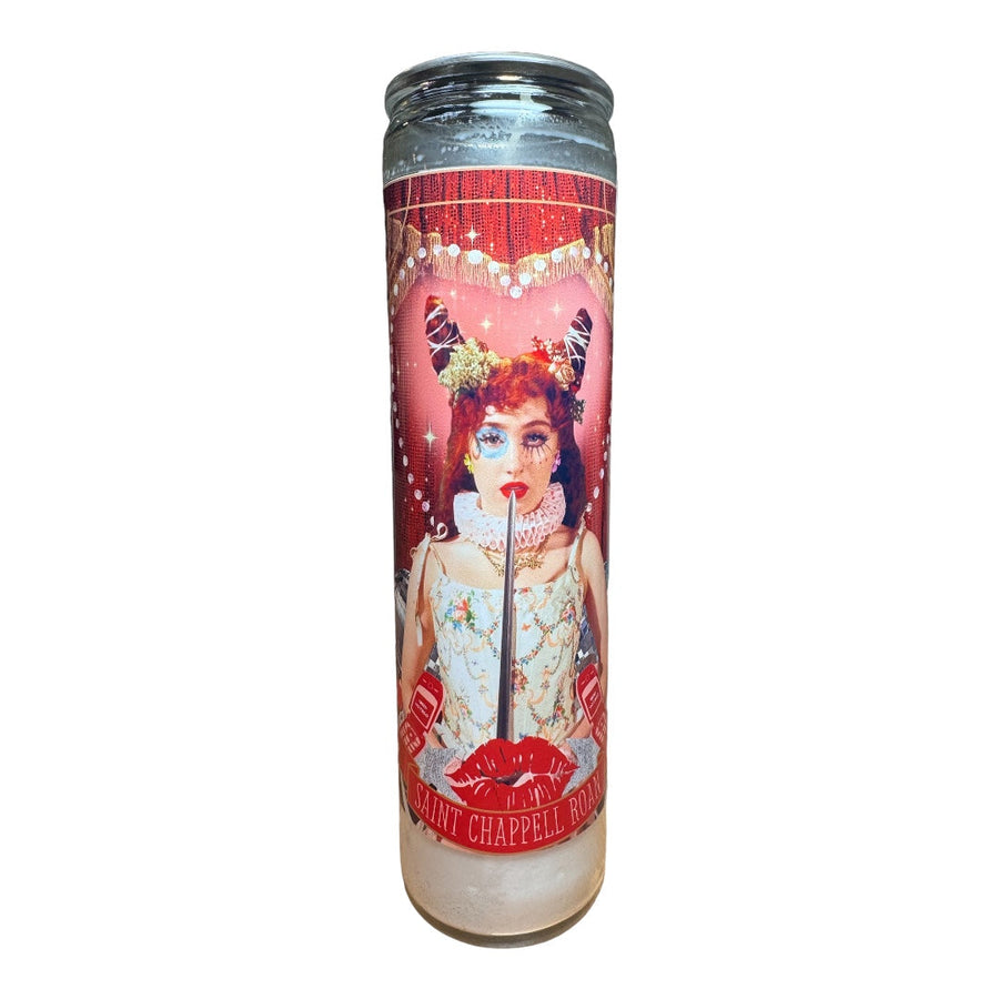 Chappell Roan Devotional Prayer Saint Candle - HOTTOGO