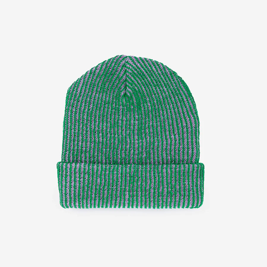 Simple Rib Knit Beanie - Kelly Lilac
