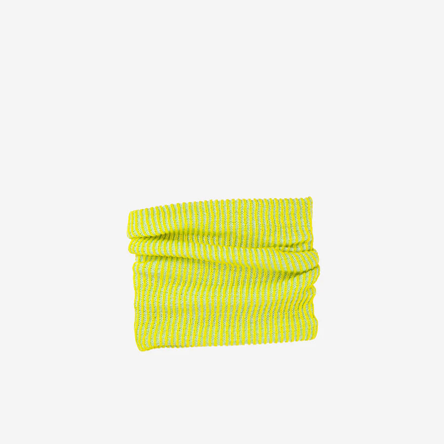 Simple Rib Knit Snood - Jade Yellow