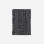 Simple Grid Snood - Black Grey