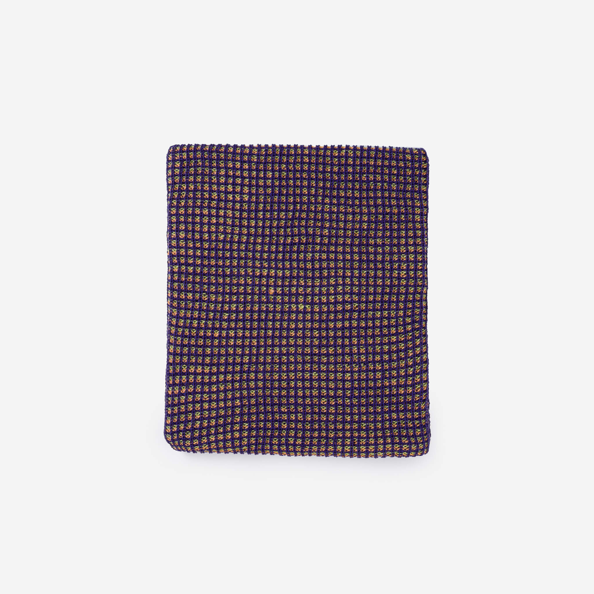 Simple Grid Snood - Indigo