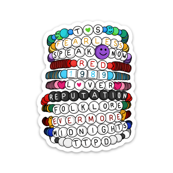 Eras Friendship Bracelets Sticker (Updated w/ New Era!)