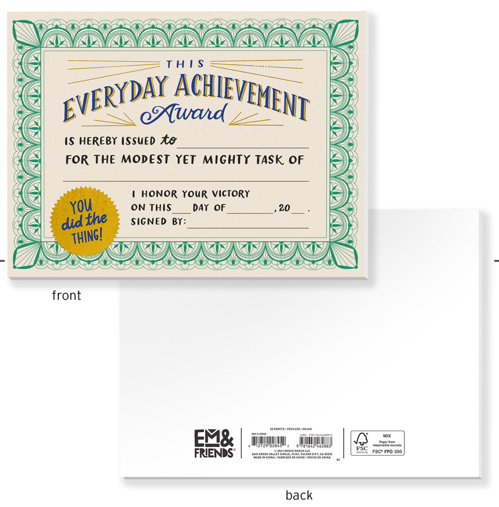 everyday ach refresh notepad