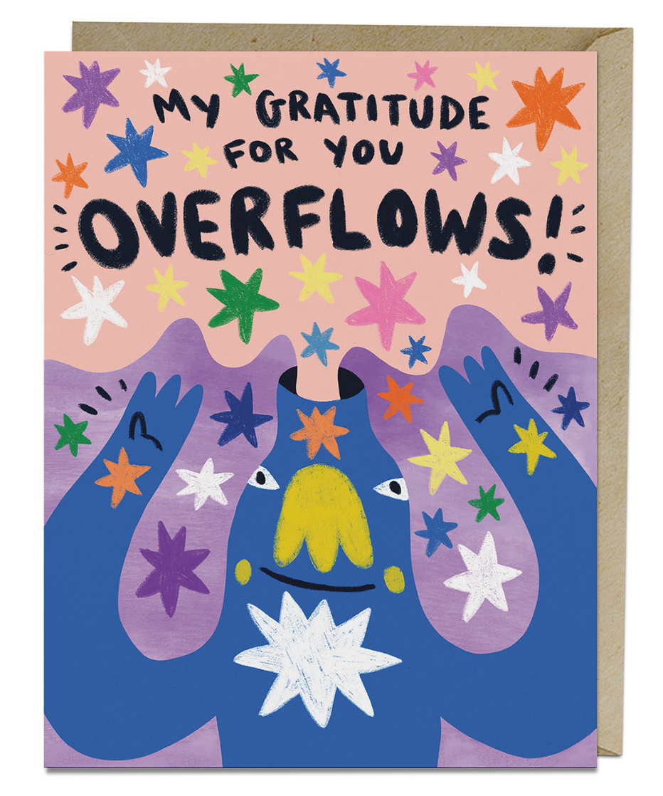 gratitude overflows card