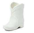 Nashville Ceramic Boot White in Smoked Pistachio