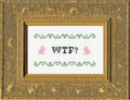 WTF? Cross Stitch Kit