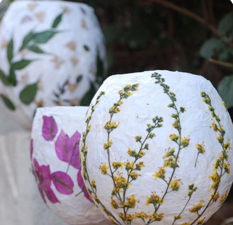 Summer Camp Series: Pressed Flower Lanterns