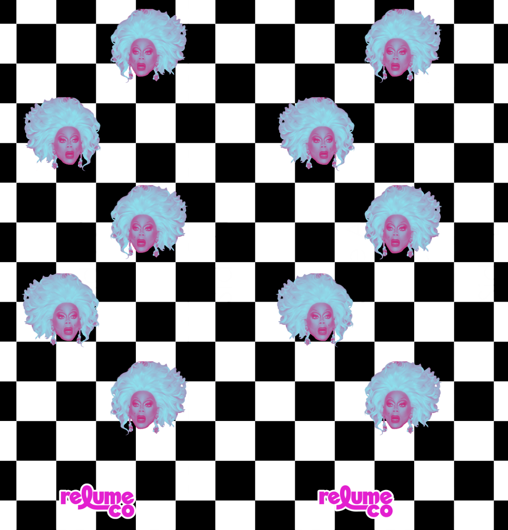 Rupaul Checkered Lighter