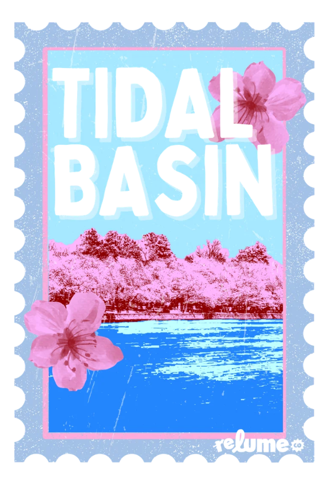 Postage Stamp Sticker