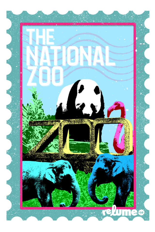 Postage Stamp Sticker