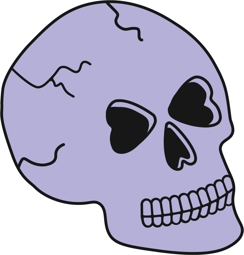 Skull Sticker