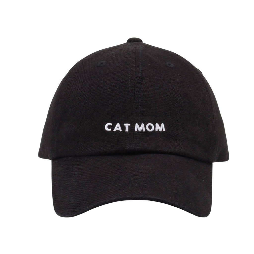 Cat Mom Hat | Embroidered Cat Mom Baseball Cap | Gift for Cat Lovers | HatPhile