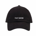 Cat Mom Hat | Embroidered Cat Mom Baseball Cap | Gift for Cat Lovers | HatPhile