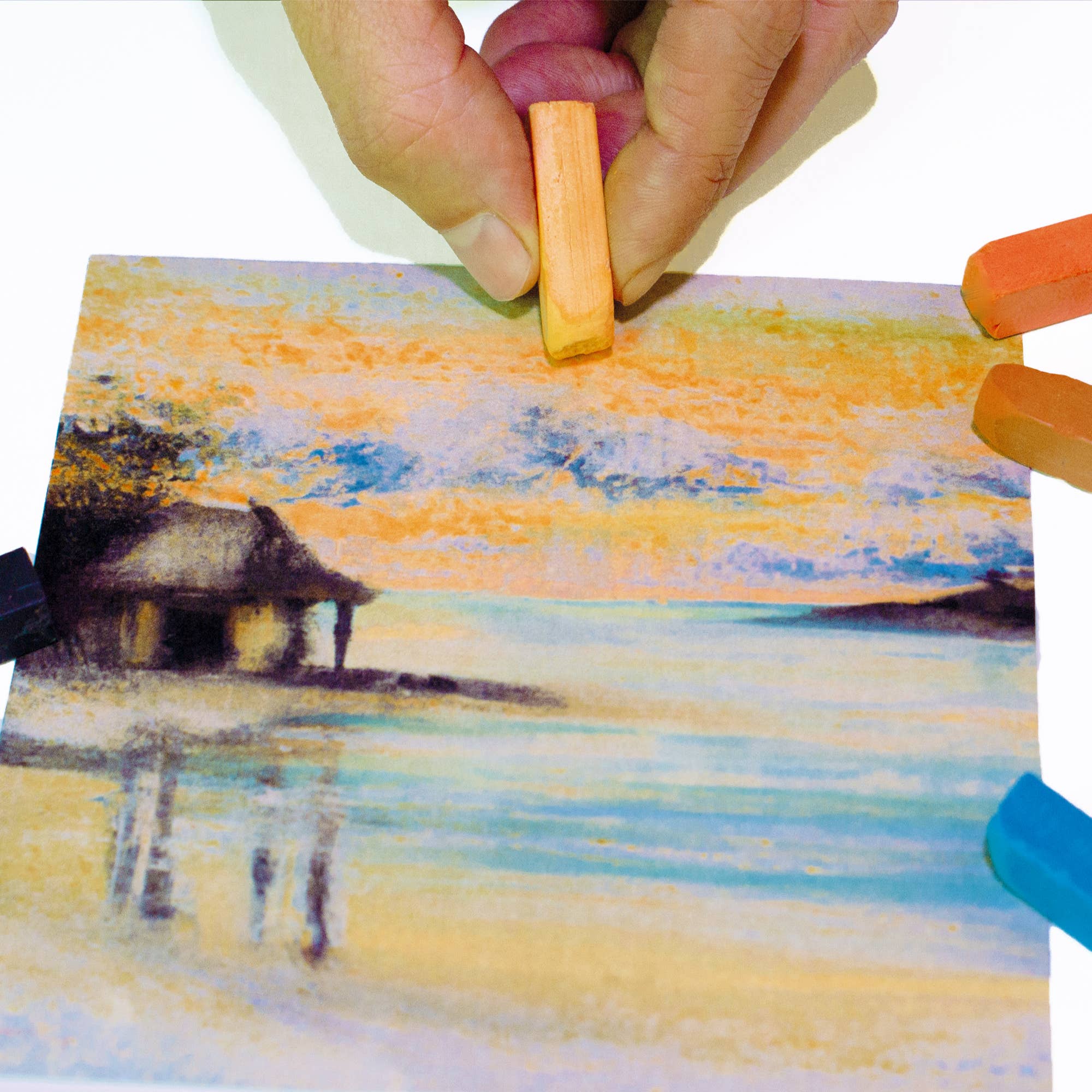 Square Soft Pastel Multicultural Set (24 Colors)