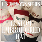 Custom Two-Tone Trucker Embroidered Hat - UPSIDE DOWN STATE
