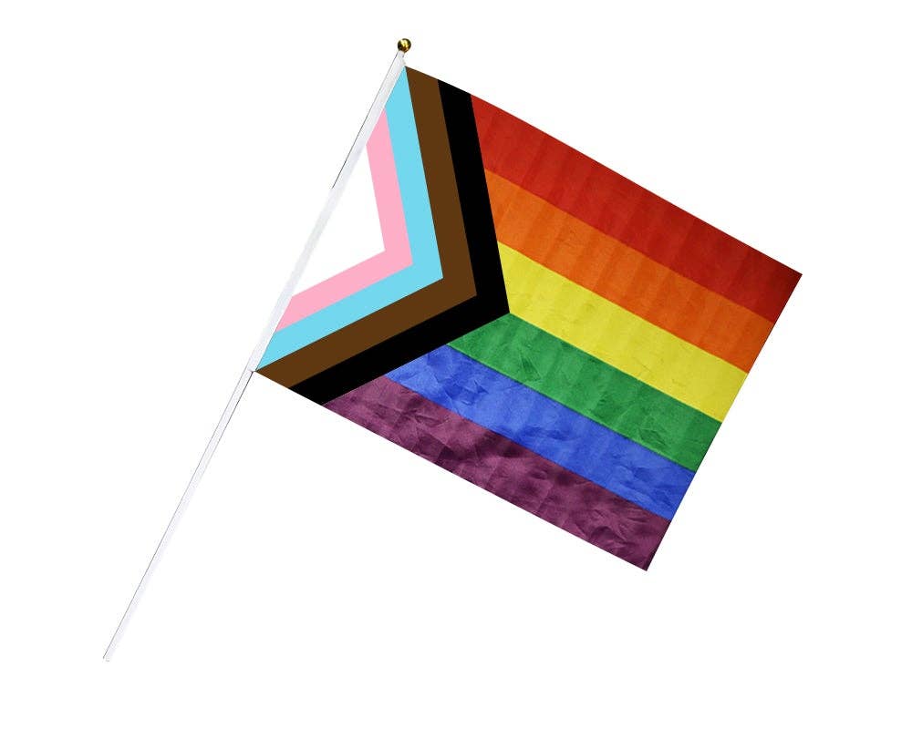 Large Daniel Quasar Flags on a Stick