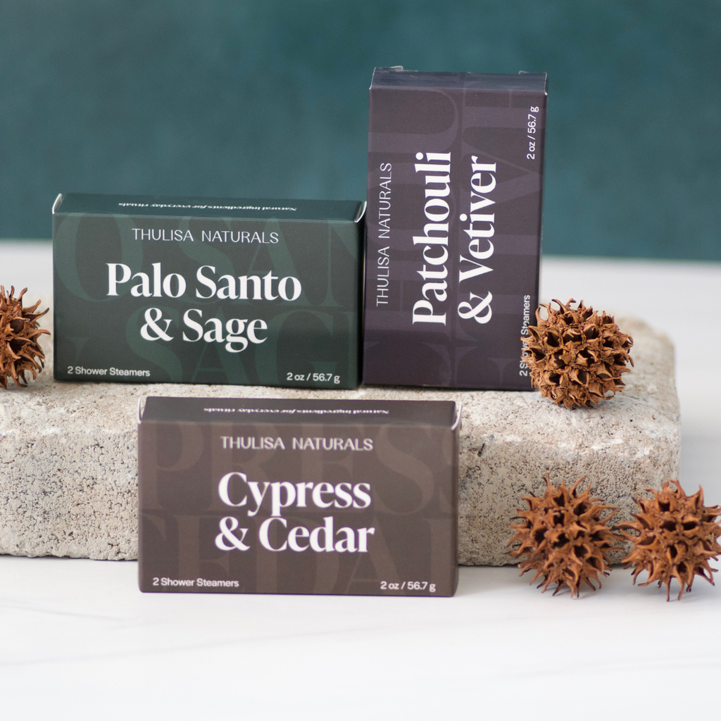 Patchouli & Vetiver Shower Steamers – Men’s Aromatherapy
