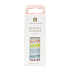 Pastel Floral Birthday Candles - 16 Pack | Cake Candles |