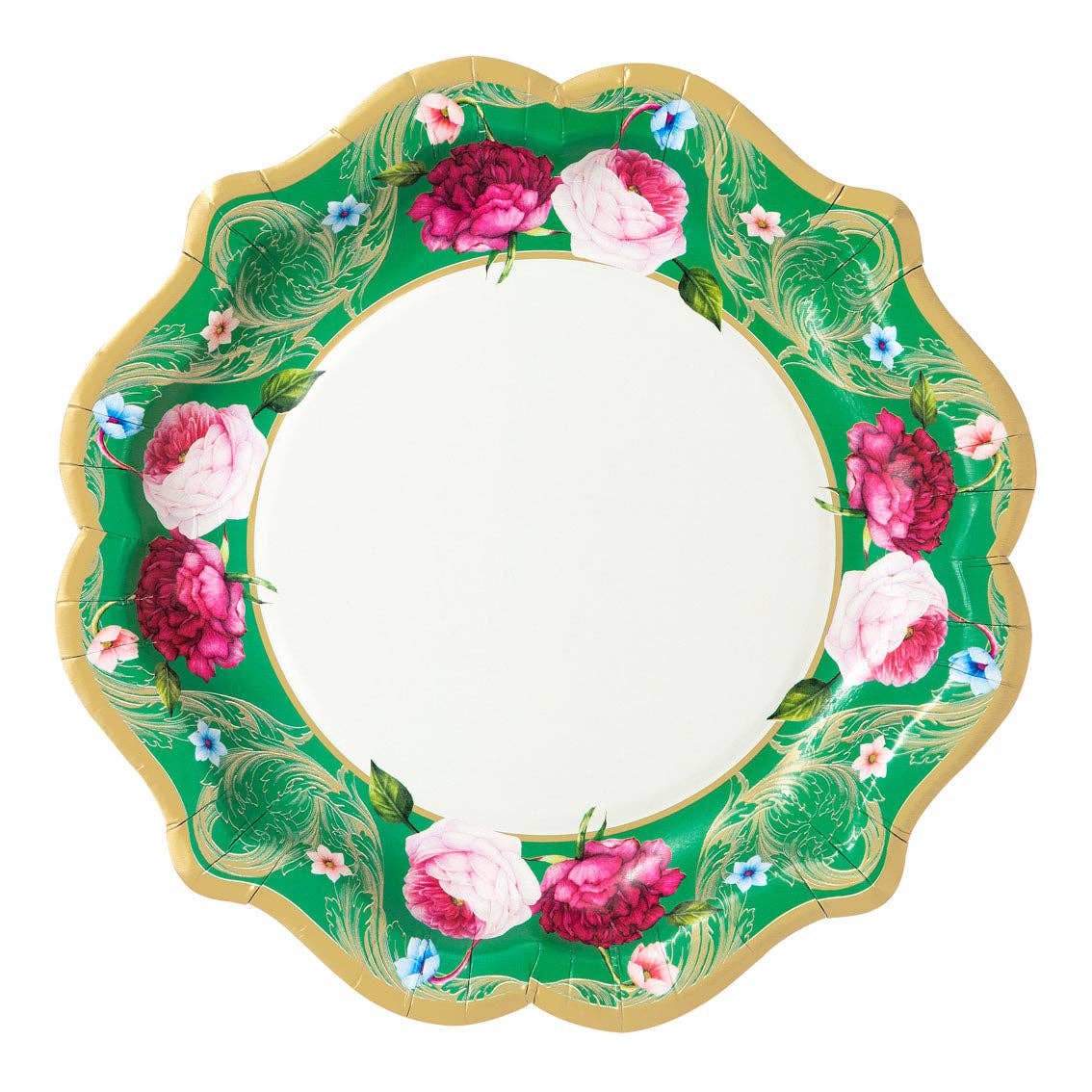 Mixed Floral Paper Plates - 12 Pack | Mothers Day Tea Party Decor |