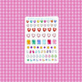 5x7 Bejeweled Rhinestones Stickers Sheet