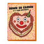 Clown Cake Birthday Card