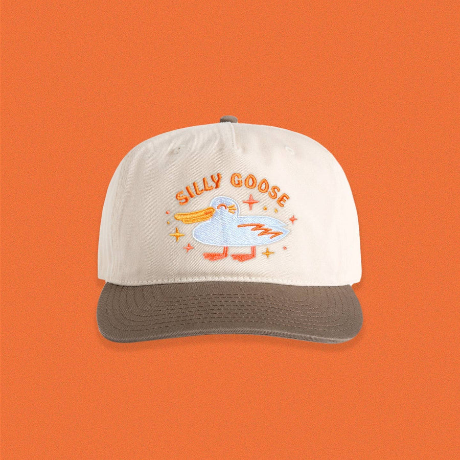 Silly Goose Floppy Cap- White