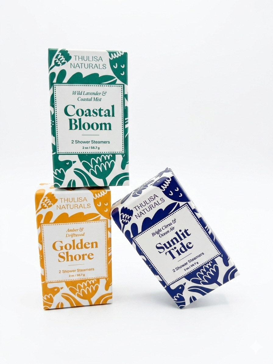 Sunlit Tide Shower Steamers | Wellness Gift Set