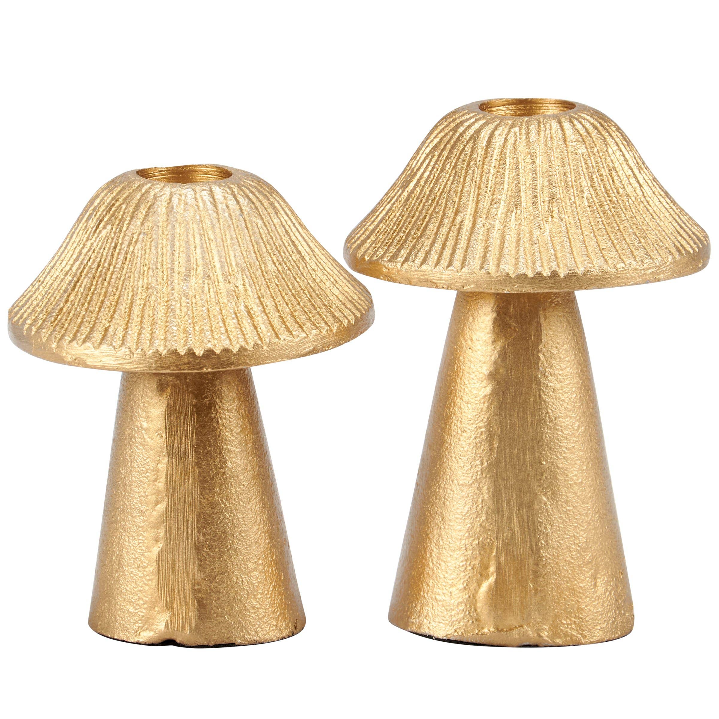 Mushroom Candle Holder Set