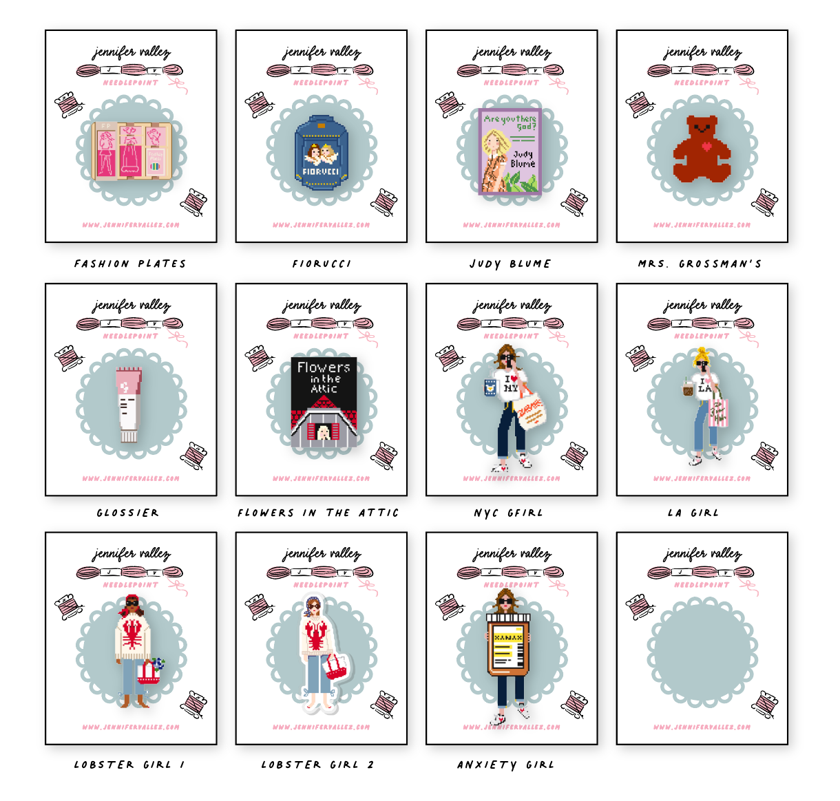 Needlepoint Needle Minders