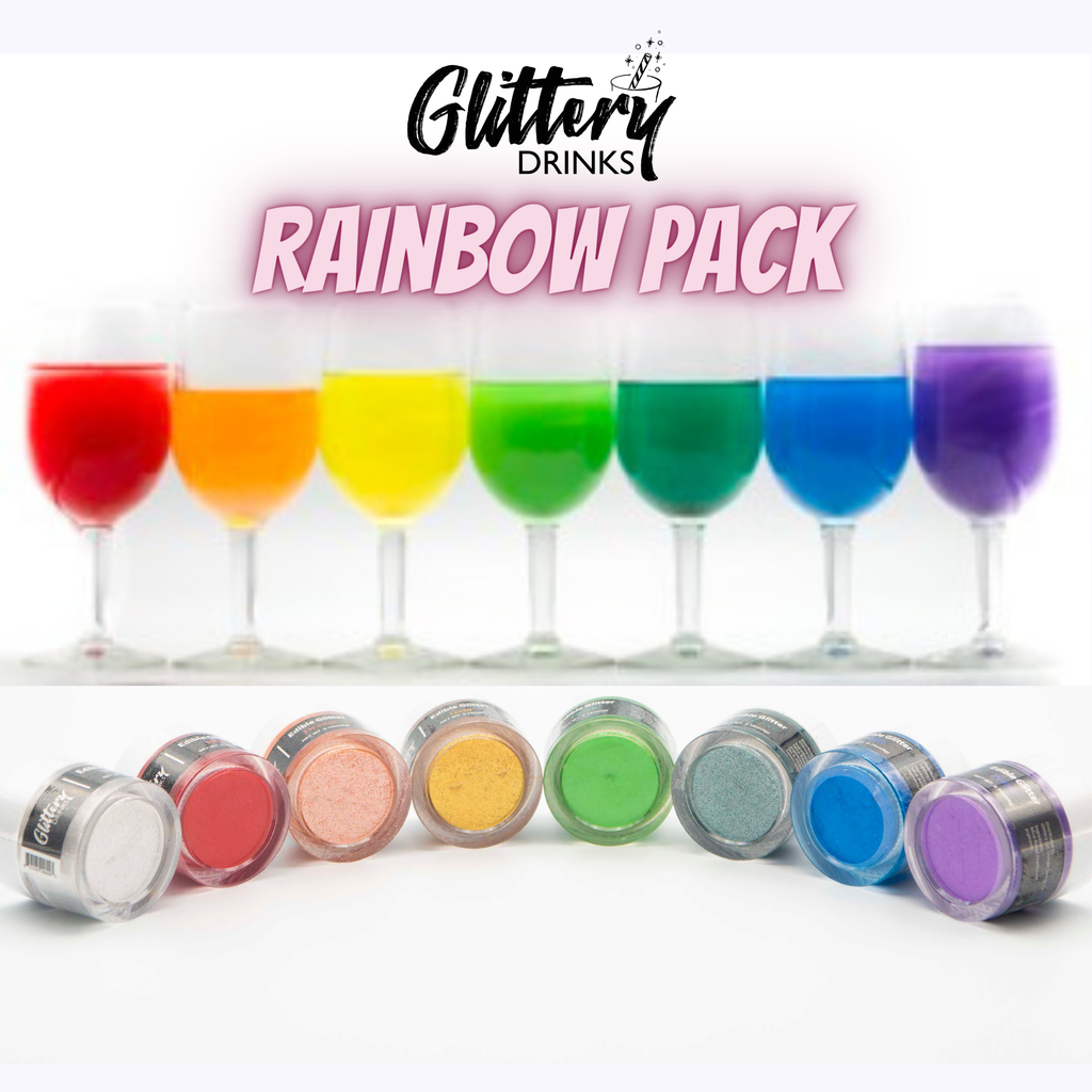 Edible Shimmer Powder for Drinks - Glitter - Various Colors