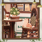 DIY Book Nook Kit: Sunny Café