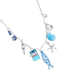 Mediterranean Coastal Charm Station Necklace