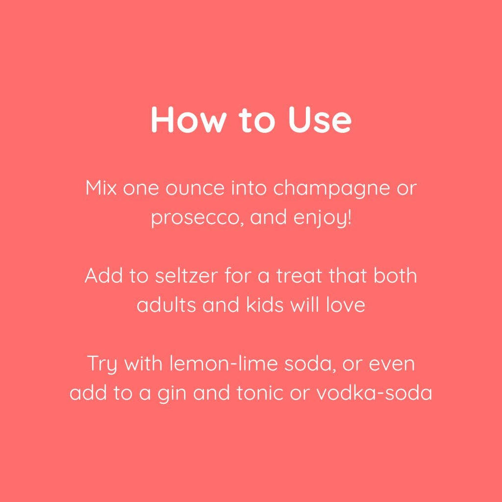 Glitter Sangria Cocktail/Mocktail Mix/Syrup