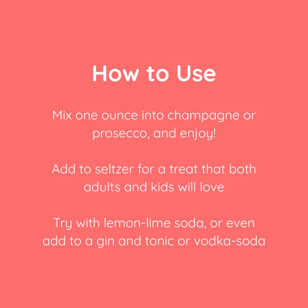 Glitter Sangria Cocktail/Mocktail Mix/Syrup