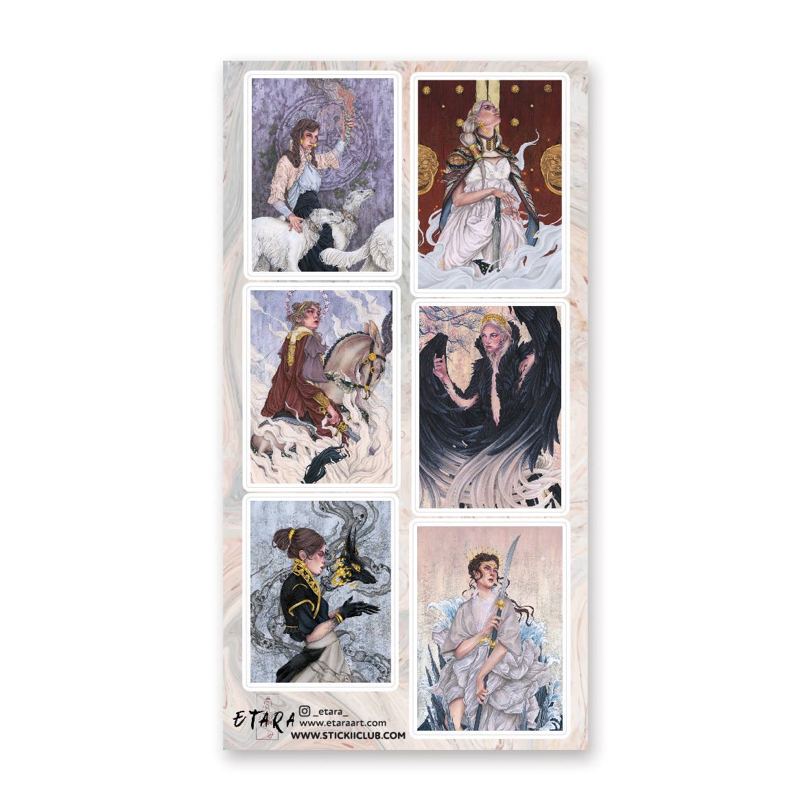 Mythical Women Sticker Sheet