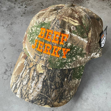 Beef Jerky Camo Baseball Cap Dad Hat Foodie Camouflage