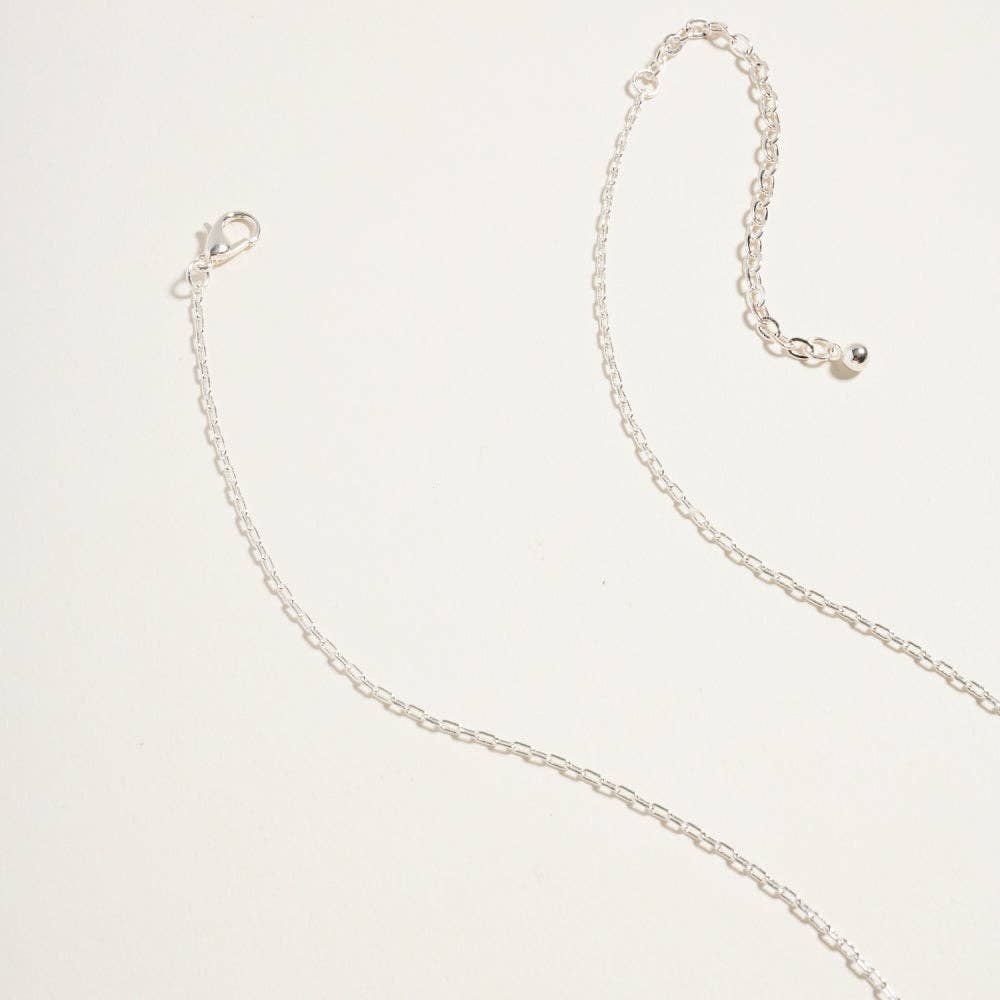 18 Inch Sardine Can Fish Stone Charms Necklace