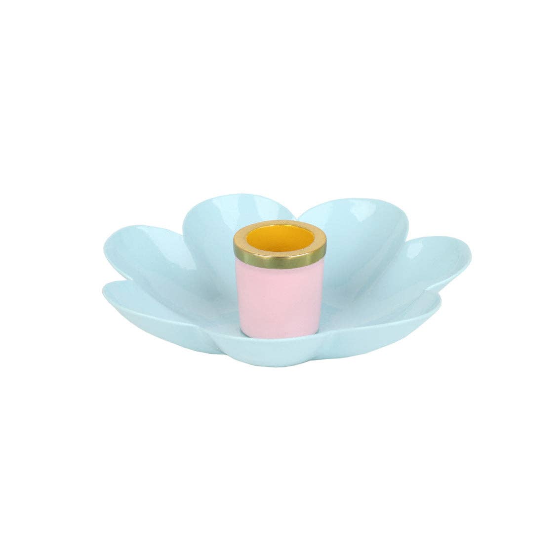 Colored Enamel Flower Shaped Candle Holders | Mothers Day Gifts |
