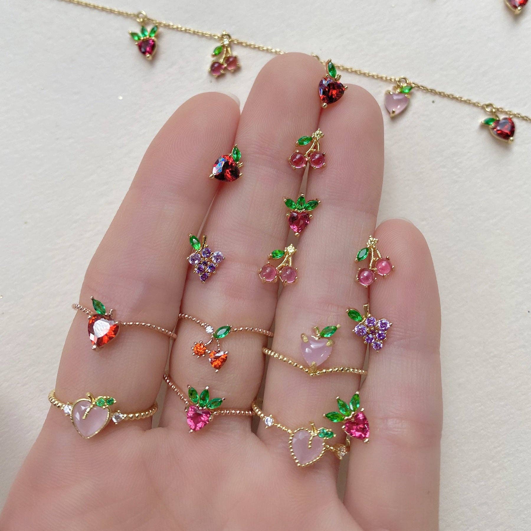 Fruit Basket Stud Set
