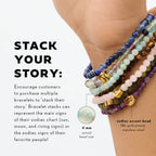 Leo Mini Zodiac Bracelet – 4mm Crystal Beads