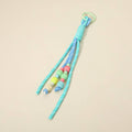 12PCS - Playful Beaded Knot Rope Bag Charm Keychains