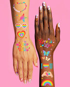 Pride Rainbow Tattoos | LGBTQ, festival, party favors